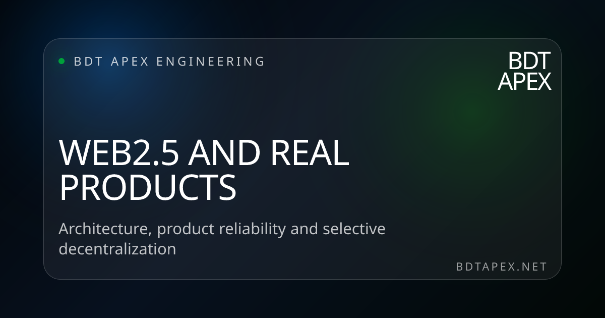 Generated developer tooling image for a BDT Apex article about repeatable delivery.